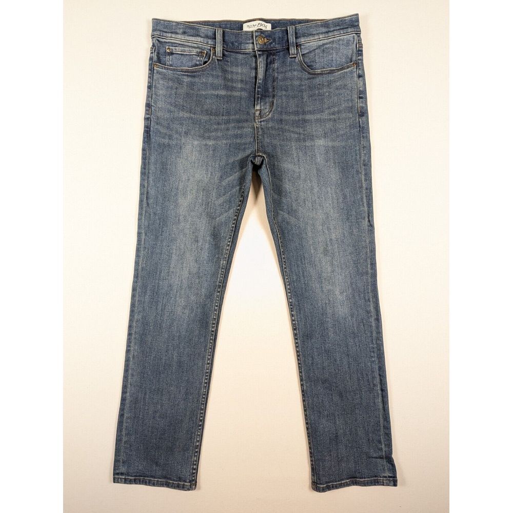 Jos. A. Bank 1905 Jeans Mens Sz 34 30 Blue Tailored Fit Stretch Denim Pants